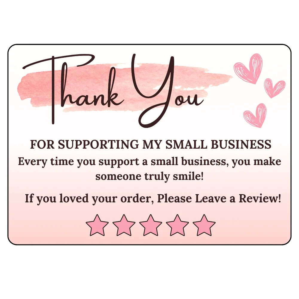 60 Thank You Cards: Watercolor